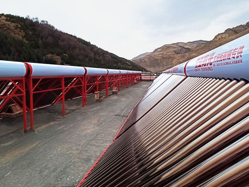 青海海南州中铁林场热水＆供暖20台40支